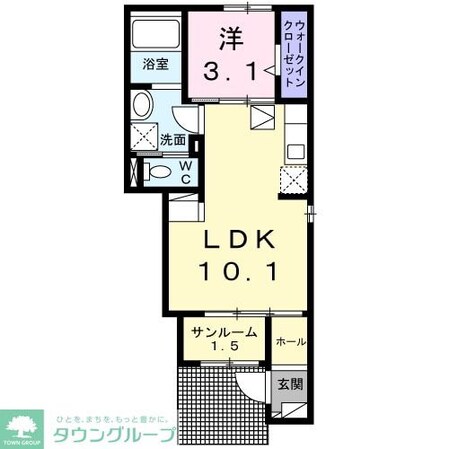 グランコートの物件間取画像